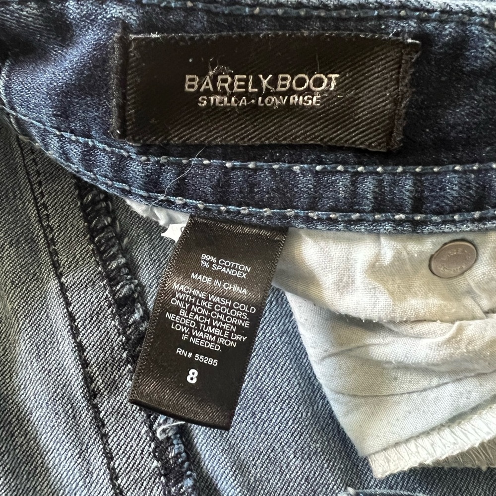 Express Jeans - Barely Boot Stella Low Rise - Size 8